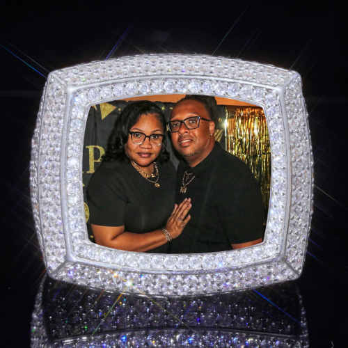 3D CUSTOM PICTURE ICED RING