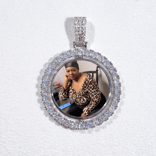 3D Spinning 2-Faced Custom Picture Pendant