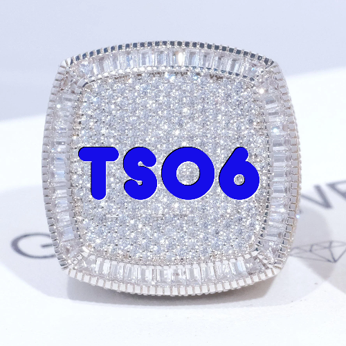 CUSTOM LETTER 3D ICED RING
