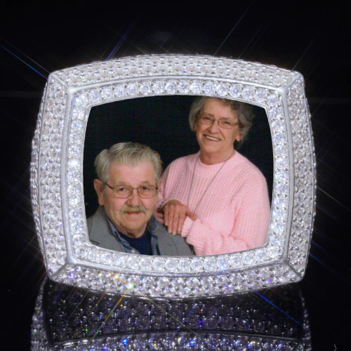 3D CUSTOM PICTURE ICED RING