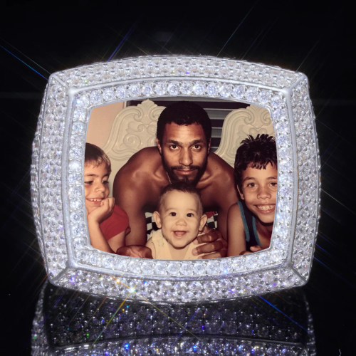 3D CUSTOM PICTURE ICED RING