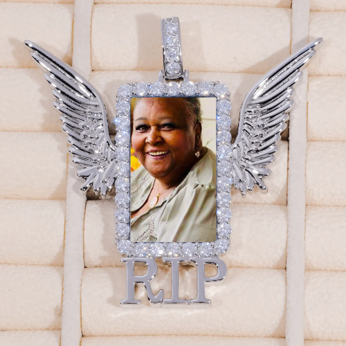 RIP WING 3D CUSTOM PICTURE PENDANT