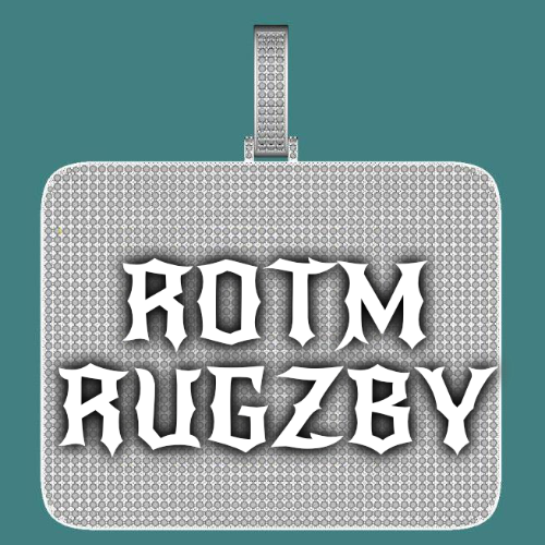 CUSTOM LETTER NECKLACE 3D BIG SQUARE