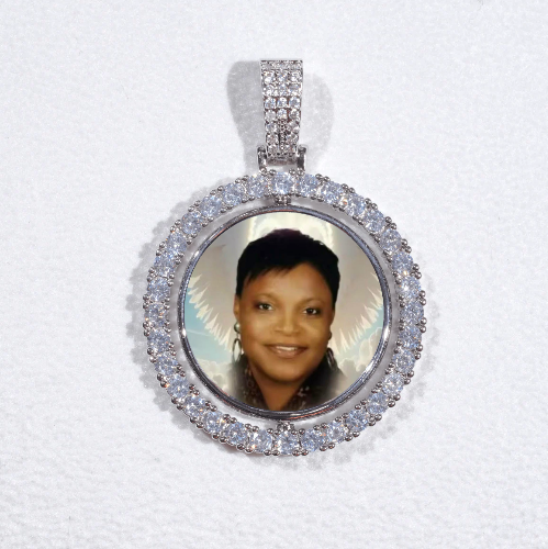 3D Spinning 2-Faced Custom Picture Pendant