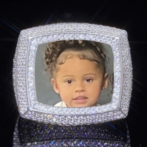 3D CUSTOM PICTURE ICED RING