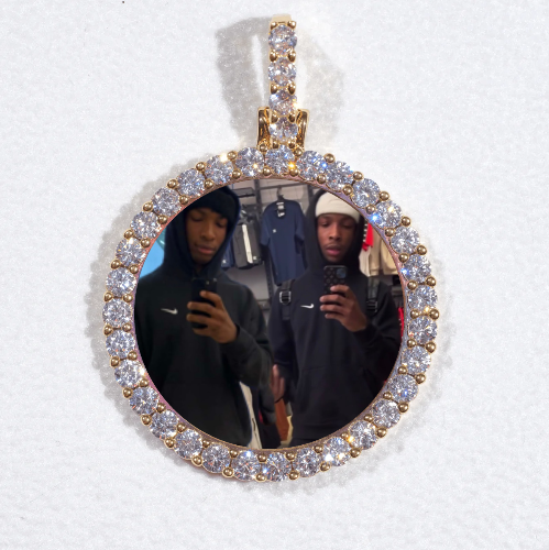 3D CIRCLE CUSTOM PICTURE PENDANT SMALL SIZE