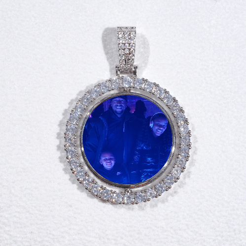 3D Spinning 2-Faced Custom Picture Pendant