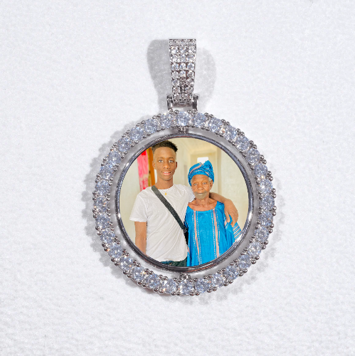 3D Spinning 2-Faced Custom Picture Pendant