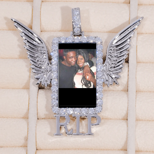 RIP WING 3D CUSTOM PICTURE PENDANT