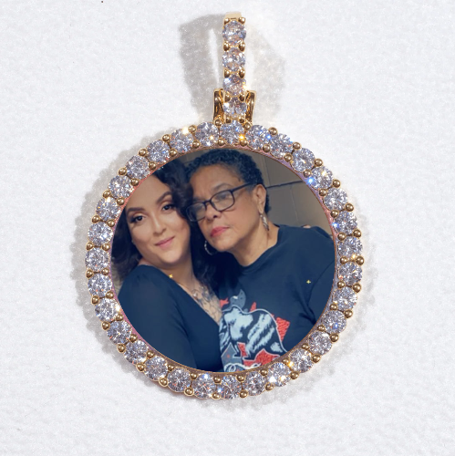 3D CIRCLE CUSTOM PICTURE PENDANT SMALL SIZE