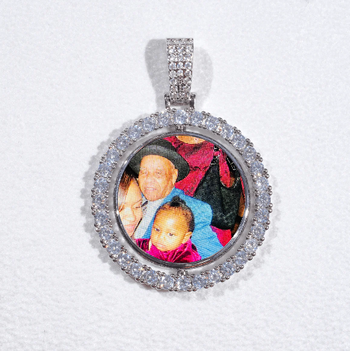 3D Spinning 2-Faced Custom Picture Pendant