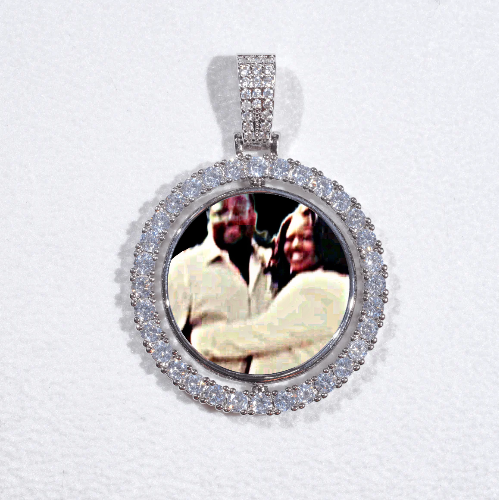 3D Spinning 2-Faced Custom Picture Pendant