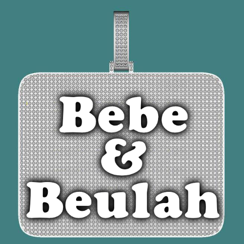 CUSTOM LETTER NECKLACE 3D BIG SQUARE