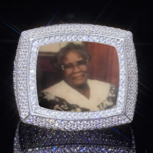 3D CUSTOM PICTURE ICED RING