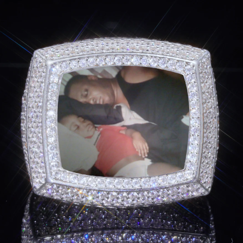 3D CUSTOM PICTURE ICED RING
