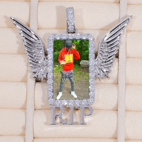 RIP WING 3D CUSTOM PICTURE PENDANT
