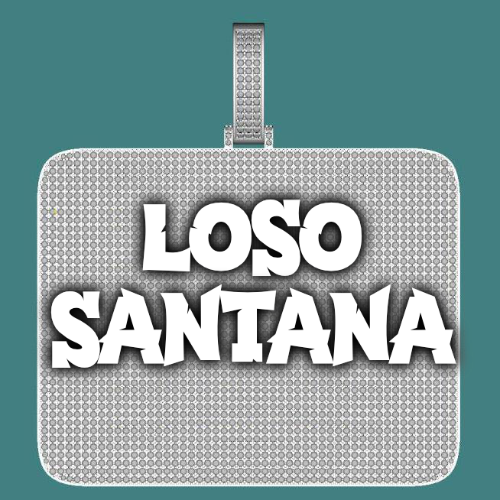 CUSTOM LETTER NECKLACE 3D BIG SQUARE