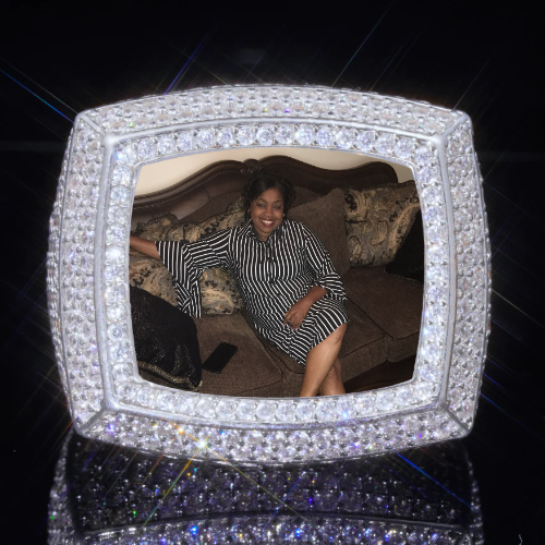 3D CUSTOM PICTURE ICED RING