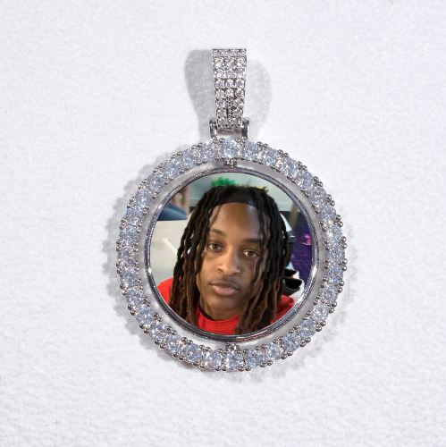3D Spinning 2-Faced Custom Picture Pendant