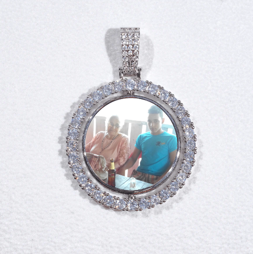 3D Spinning 2-Faced Custom Picture Pendant