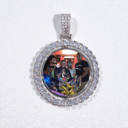 3D Spinning 2-Faced Custom Picture Pendant