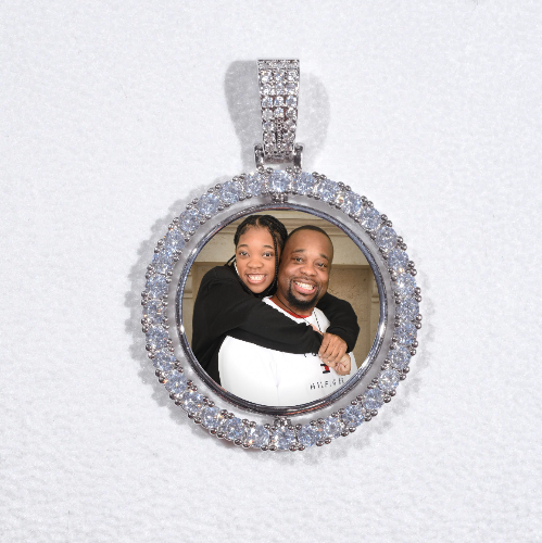 3D Spinning 2-Faced Custom Picture Pendant