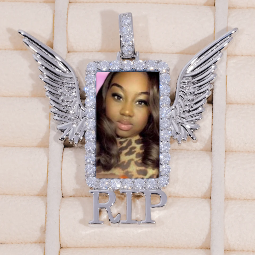 RIP WING 3D CUSTOM PICTURE PENDANT