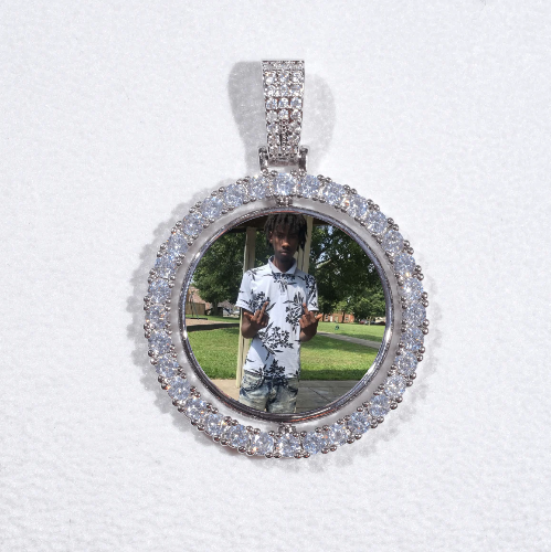 3D Spinning 2-Faced Custom Picture Pendant