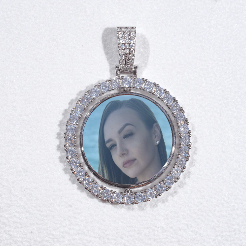 3D Spinning 2-Faced Custom Picture Pendant