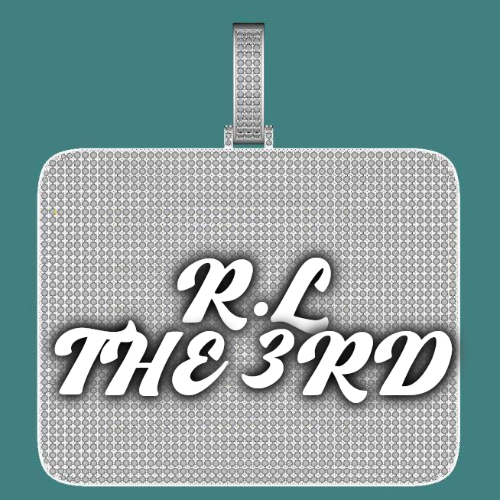 CUSTOM LETTER NECKLACE 3D BIG SQUARE