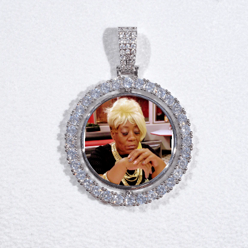 3D Spinning 2-Faced Custom Picture Pendant