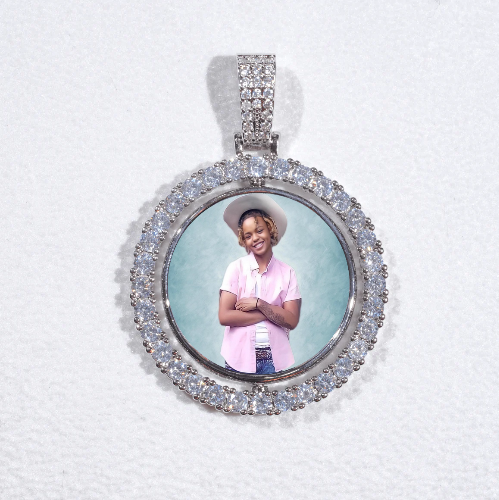 3D Spinning 2-Faced Custom Picture Pendant