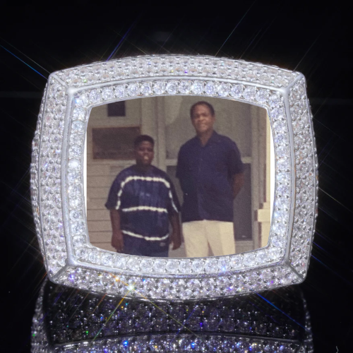 3D CUSTOM PICTURE ICED RING