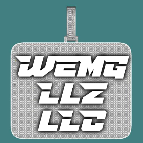 CUSTOM LETTER NECKLACE 3D BIG SQUARE
