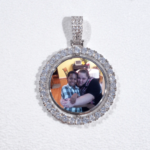 3D Spinning 2-Faced Custom Picture Pendant