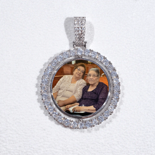 3D Spinning 2-Faced Custom Picture Pendant