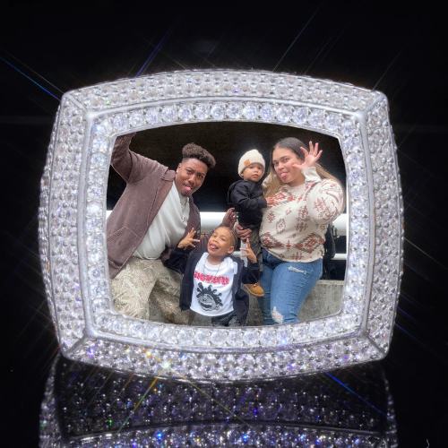 3D CUSTOM PICTURE ICED RING