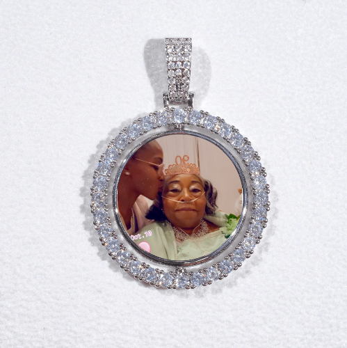 3D Spinning 2-Faced Custom Picture Pendant