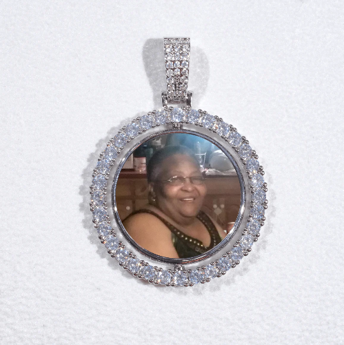 3D Spinning 2-Faced Custom Picture Pendant