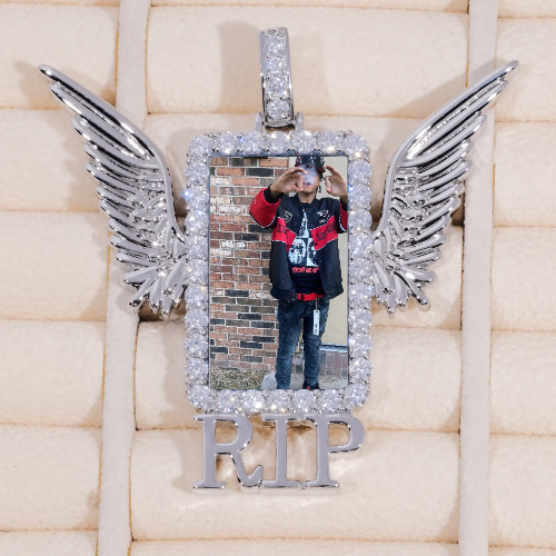 RIP WING 3D CUSTOM PICTURE PENDANT