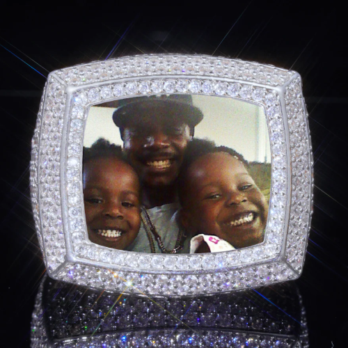 3D CUSTOM PICTURE ICED RING