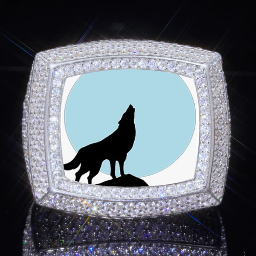 3D CUSTOM PICTURE ICED RING