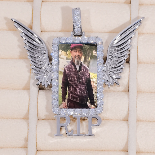 RIP WING 3D CUSTOM PICTURE PENDANT