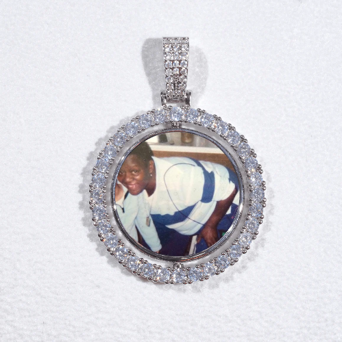 3D Spinning 2-Faced Custom Picture Pendant