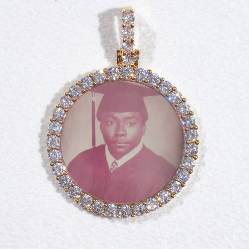 3D CIRCLE CUSTOM PICTURE PENDANT SMALL SIZE