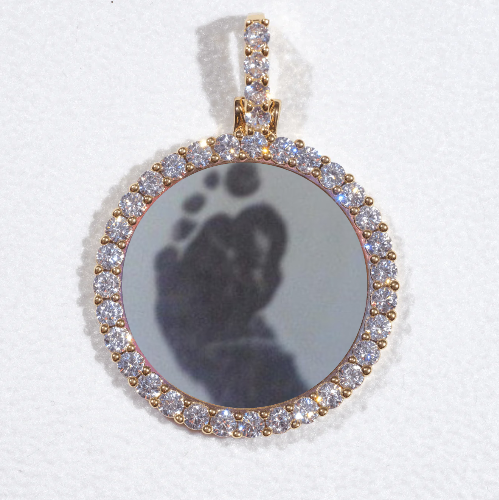 3D CIRCLE CUSTOM PICTURE PENDANT SMALL SIZE
