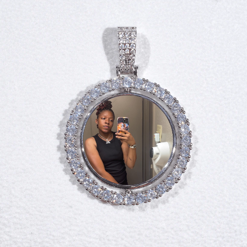 3D Spinning 2-Faced Custom Picture Pendant