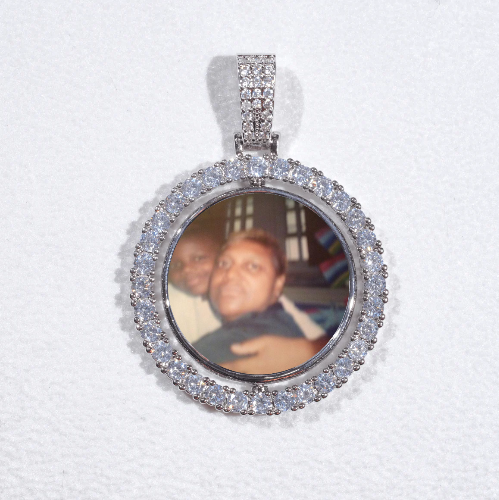 3D Spinning 2-Faced Custom Picture Pendant