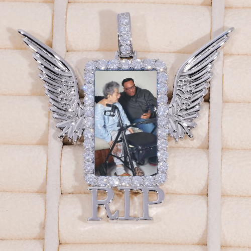 RIP WING 3D CUSTOM PICTURE PENDANT