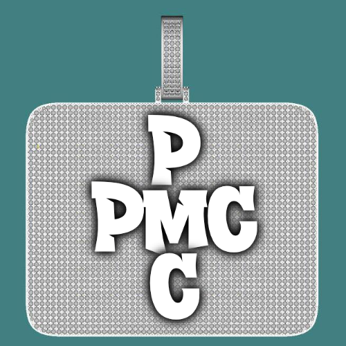 CUSTOM LETTER NECKLACE 3D BIG SQUARE